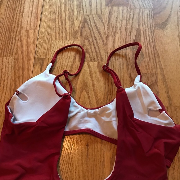 NWT Zaful Red Wine Swimsuit (XL) - Picture 9 of 15
